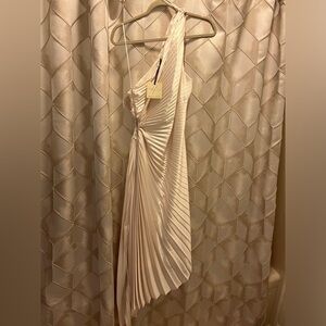 Off white event dress